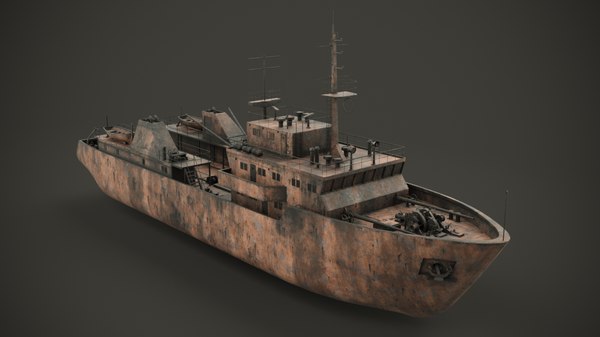 blender沉船模型