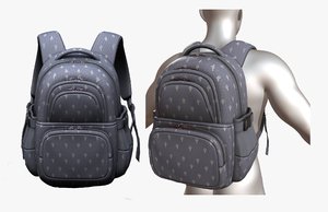 3D model backpack