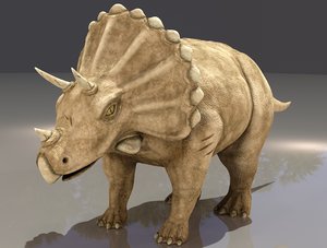 3D model triceratops dinosaur
