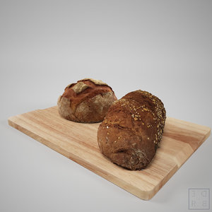 3D bread cutting board