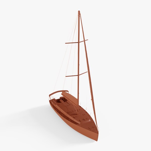 blender free sailboat model