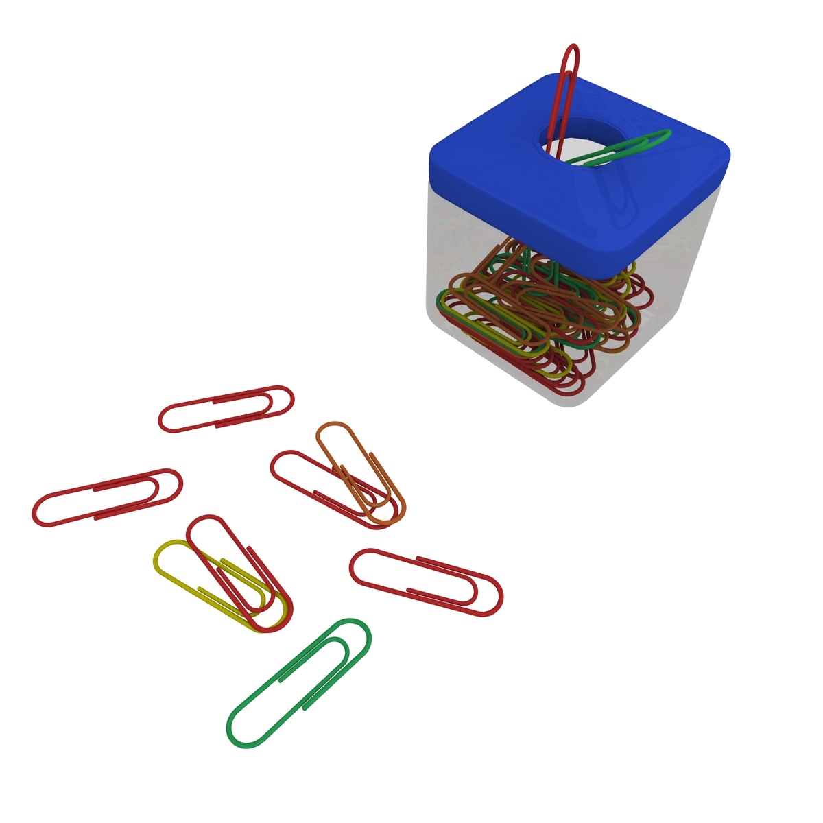 Caixa de clipes de papel Modelo 3D TurboSquid 1552106