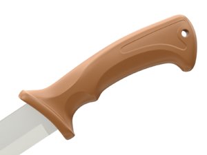 3D ergonomic handle knife