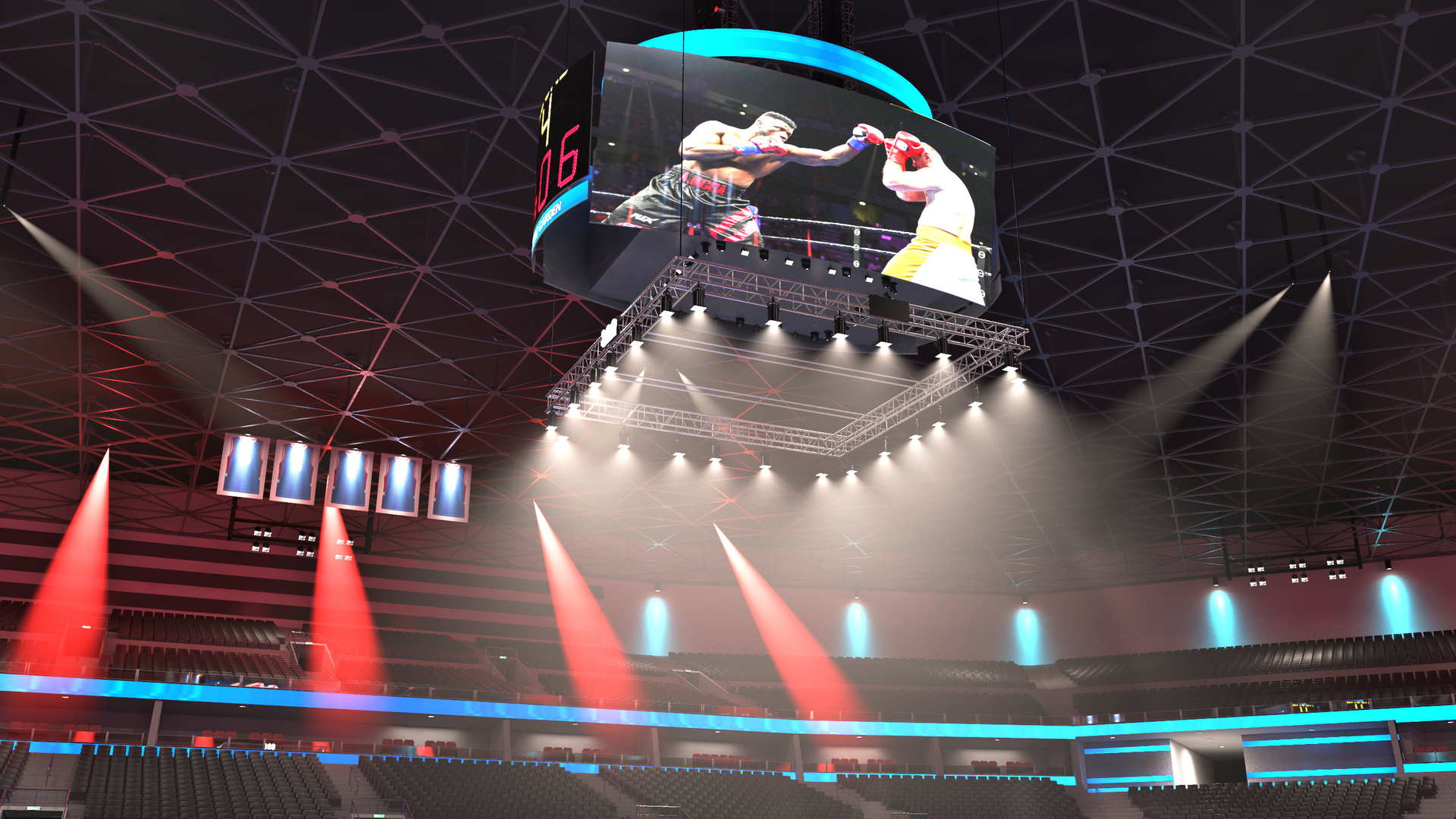 Boxing stadium 3D TurboSquid 1552279