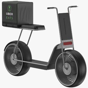 3D uber delivery model