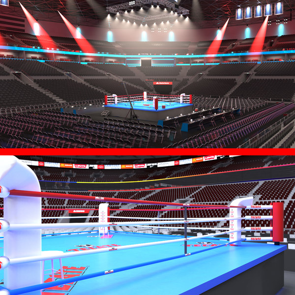 3D model boxing stadiums