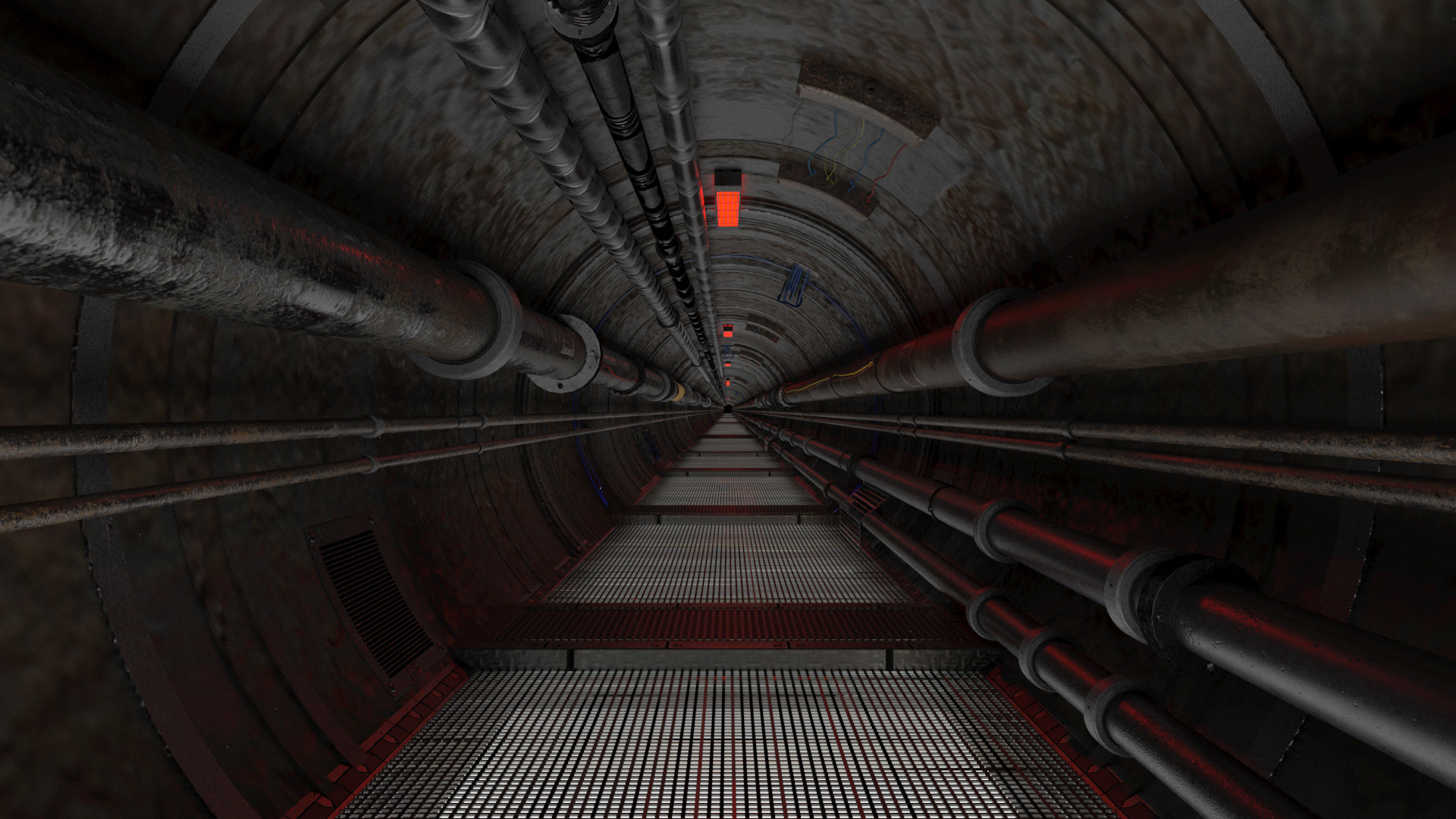 Tunnel service 3D model TurboSquid 1552371