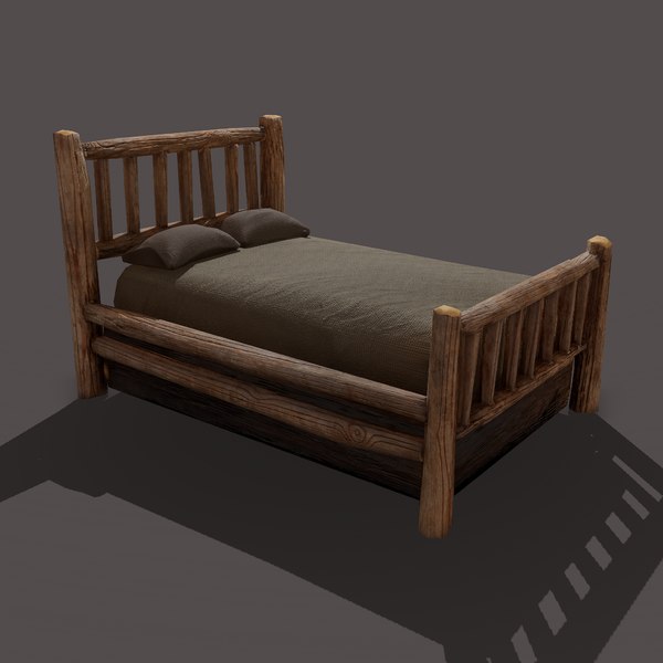 3d Viking Style Bed Turbosquid 1552341, Viking Bed Frame