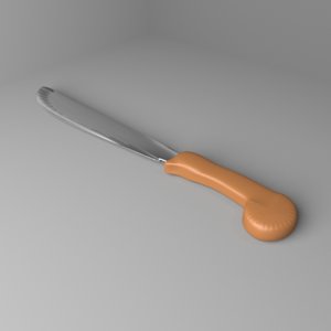 3D model machete 1