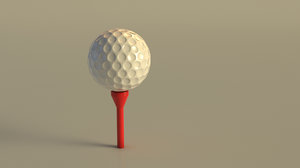 golf tee ball 3D