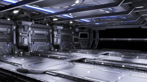 sci-fi scene renders - 3D model