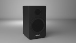 logitech speakers 3D model