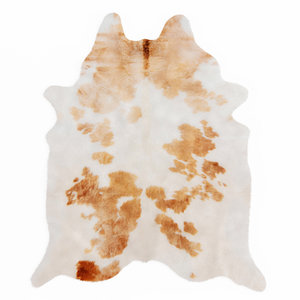 spotted brown white cowhide 3D model