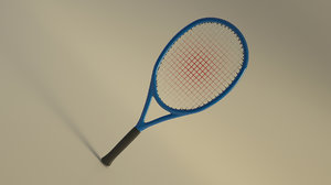 tennis racket 3D model