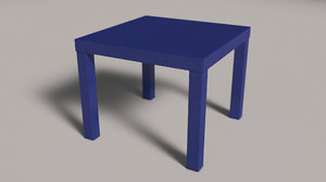 3D model table