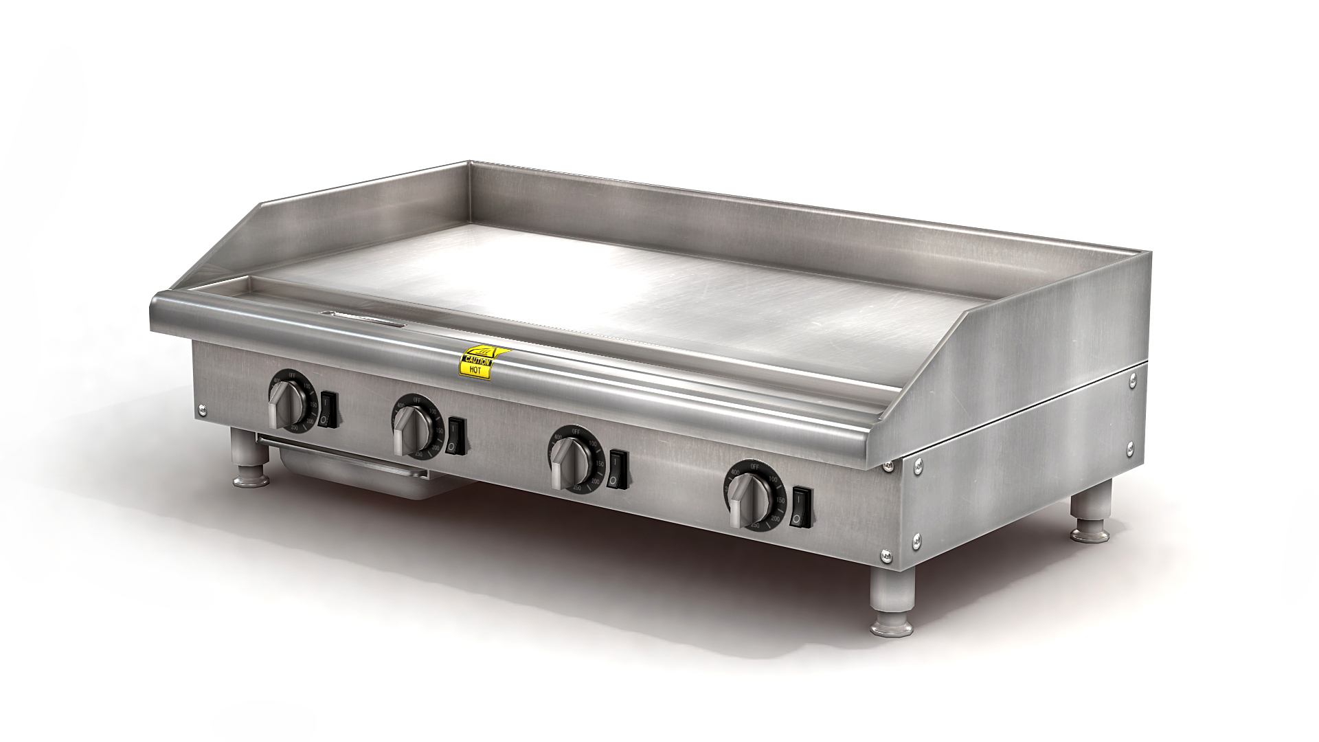 Commercial kitchen griddle 3D model TurboSquid 1552641