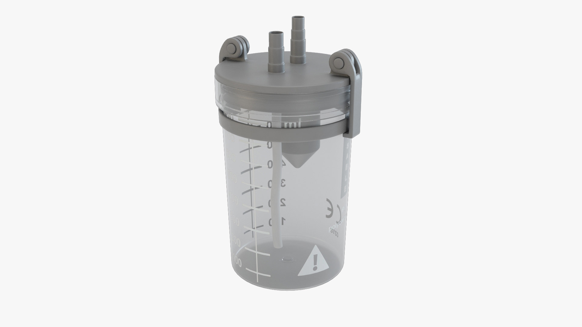 3D medical suction jar model TurboSquid 1552749