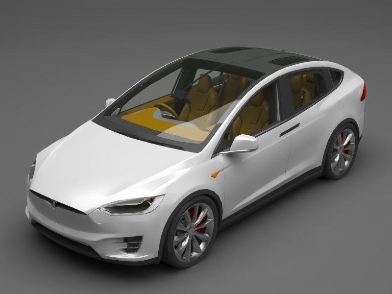 Tesla 3D model TurboSquid 1552802