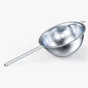 stainless steel colander 3ds