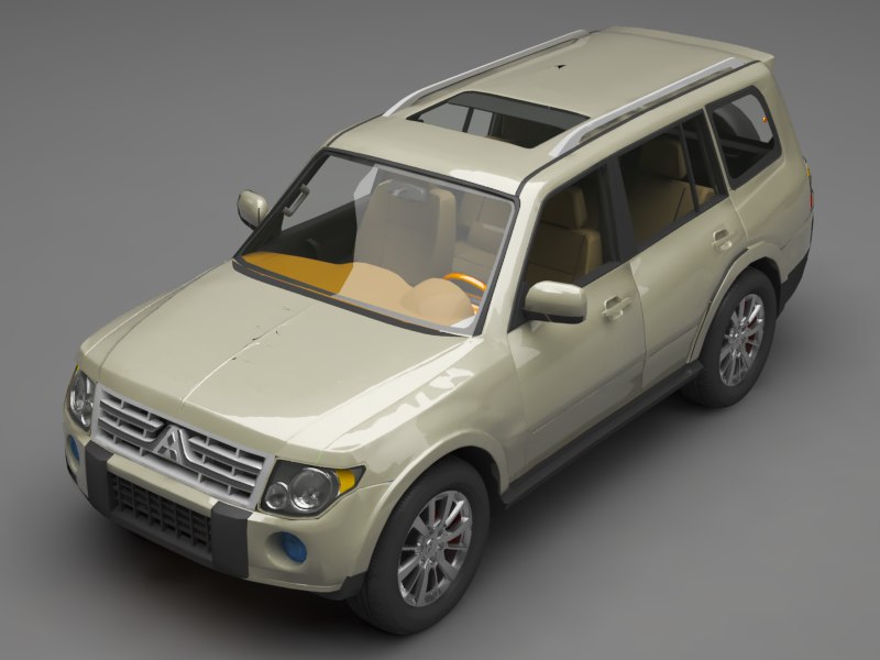 Mitsubishi pajero 3d