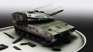 merkava tank 3D model