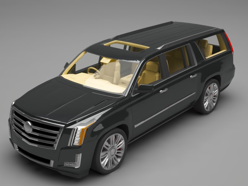 3D cadillac escalade model TurboSquid 1552916