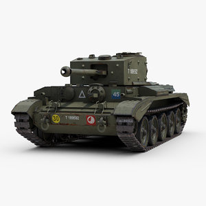 3d british cromwell tank