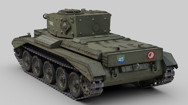 3d British Cromwell Tank