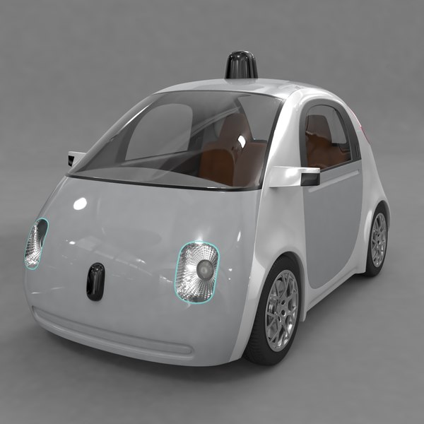 Google car. Машина гугл 3д.