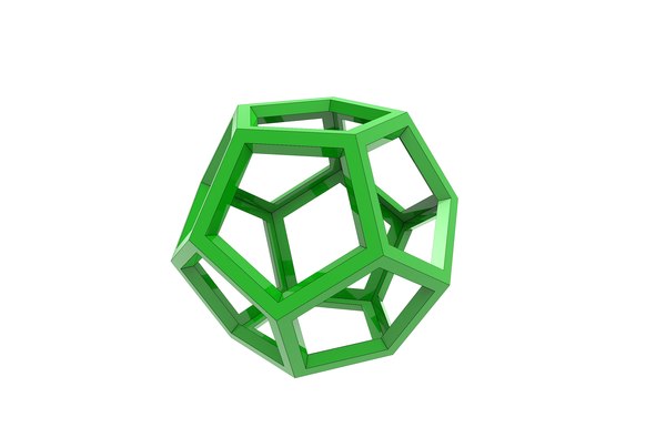 Download 3d Wireframe Dodecahedron Turbosquid 1553482