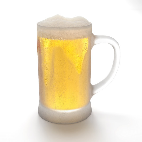 3D frozen mug beer - TurboSquid 1392067