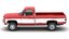 generic 4wd pickup truck 3D model