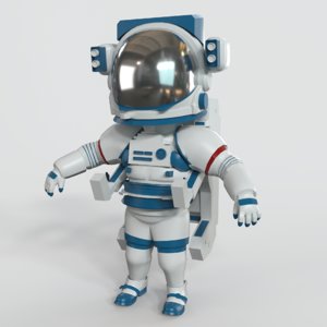 cosmonaut 3D model