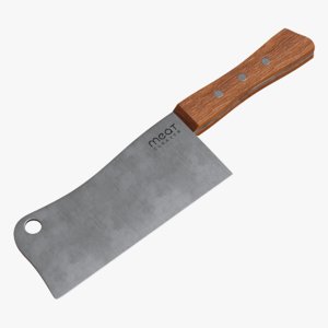 3D meat cleaver