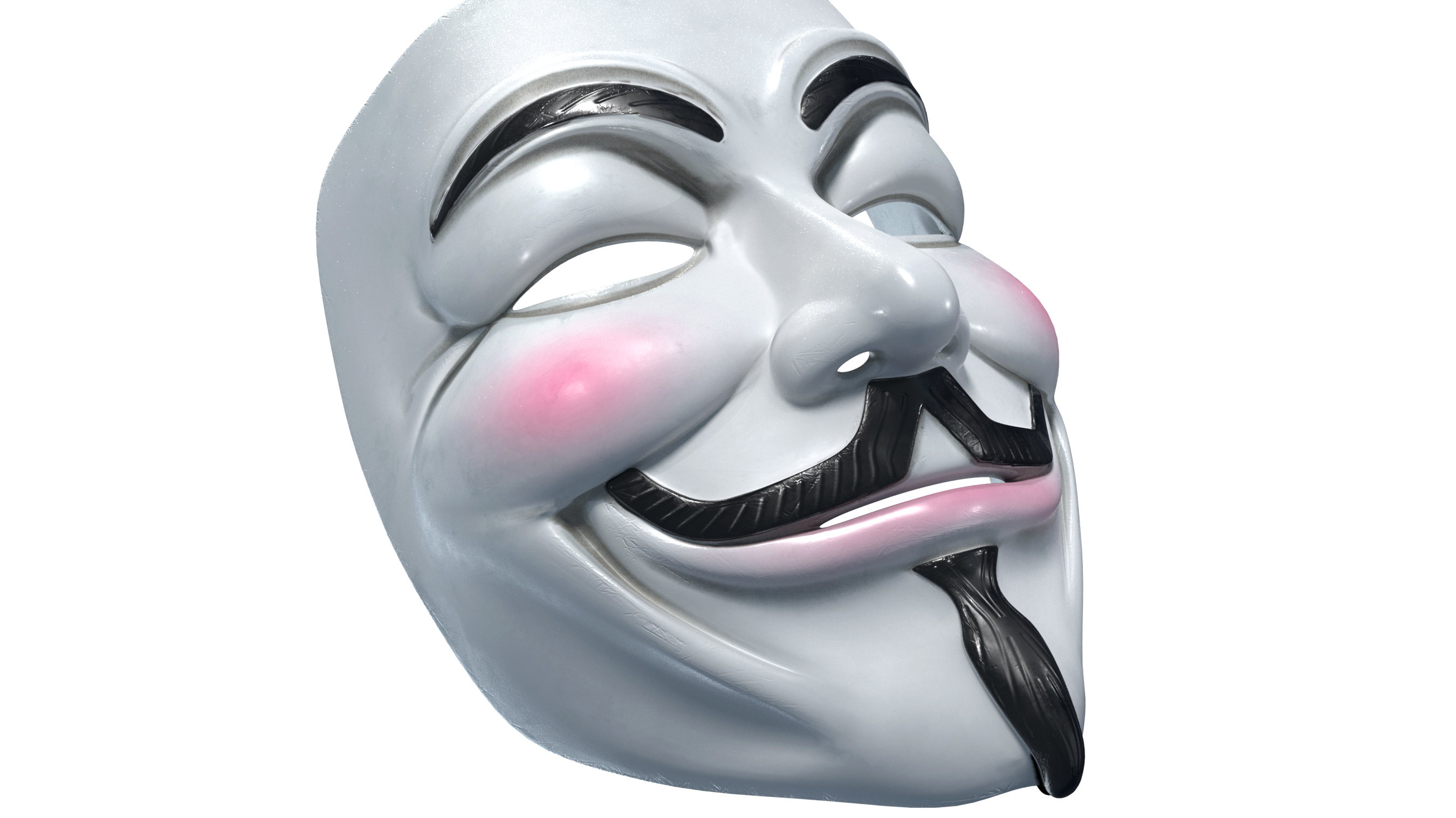 v for vendetta guy fawkes mask(1)3d模型