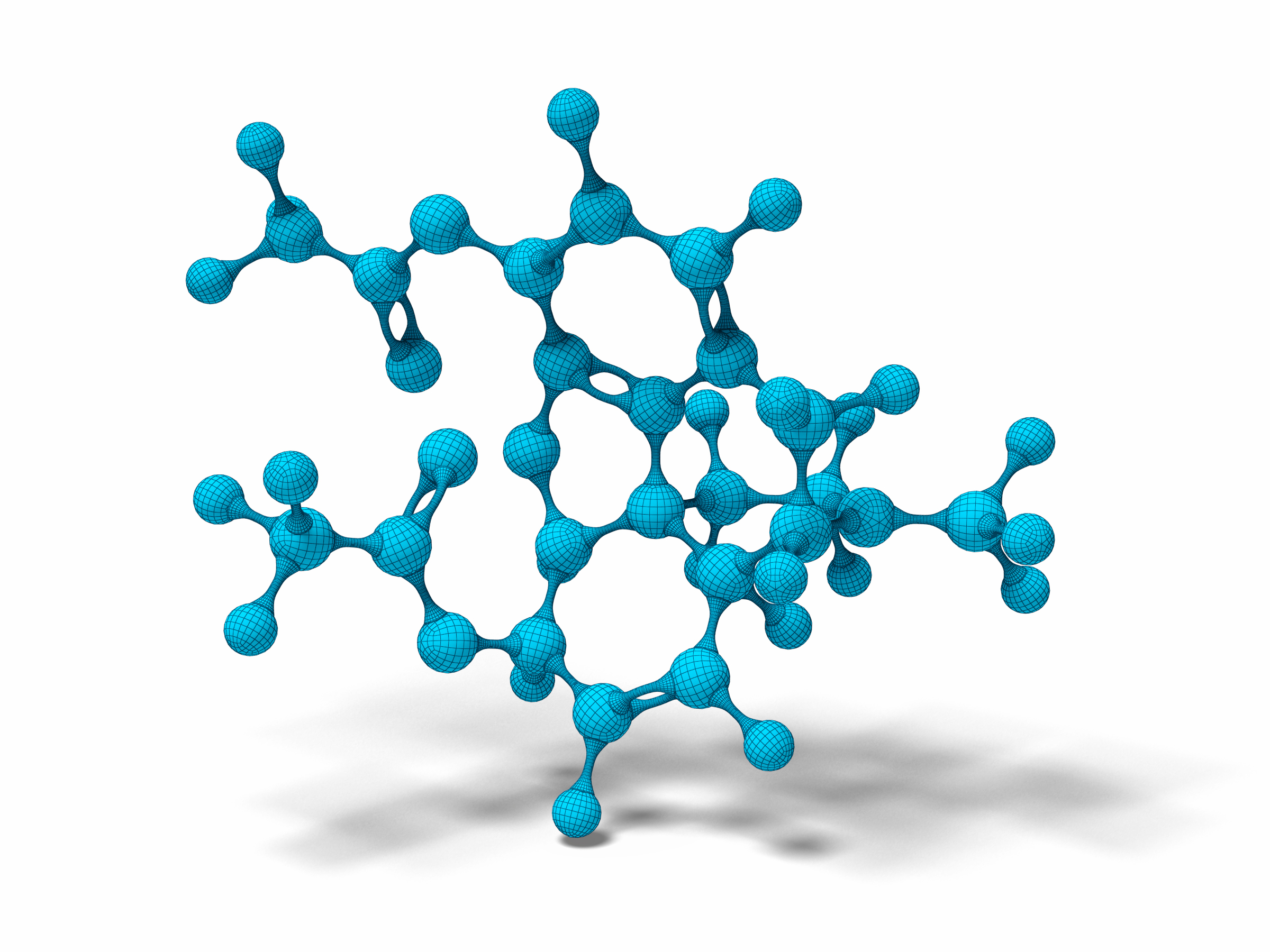 modelo 3d Modelo 3D de heroína molecular C21H23NO5 - TurboSquid 1553638