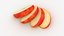 3D model fruit slices