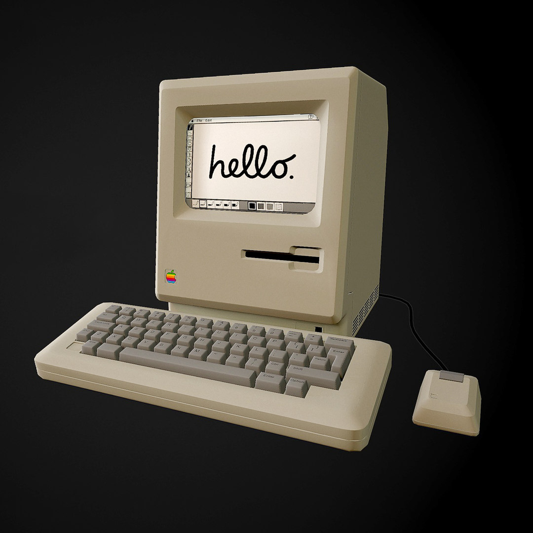 Клавиатура Macintosh 128k. Ретро компьютер. Macintosh 3d. Macintosh 128k рисунок.