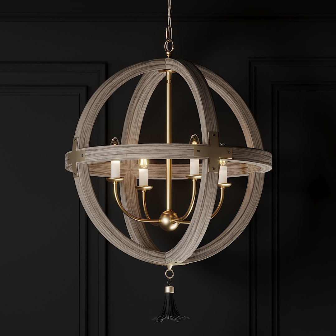 Ceiling lights ballard designs model TurboSquid 1553871