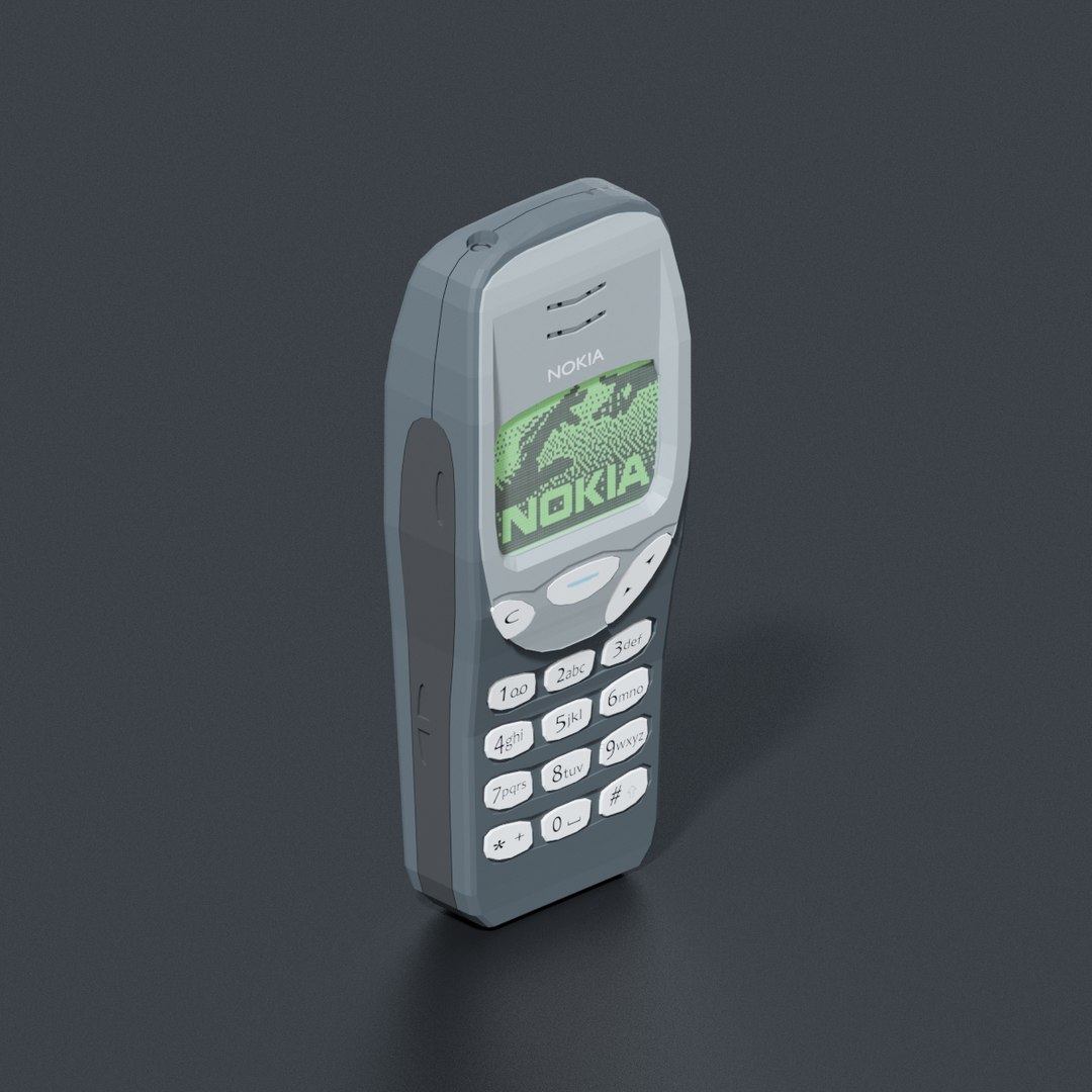 3D model nokia 3210 mobile phone - TurboSquid 1553910