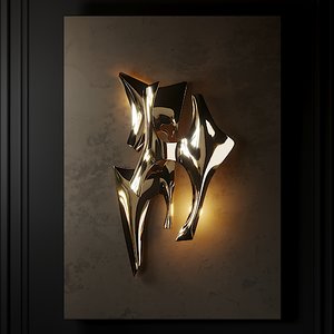 wall lamp fred brouard 3D model