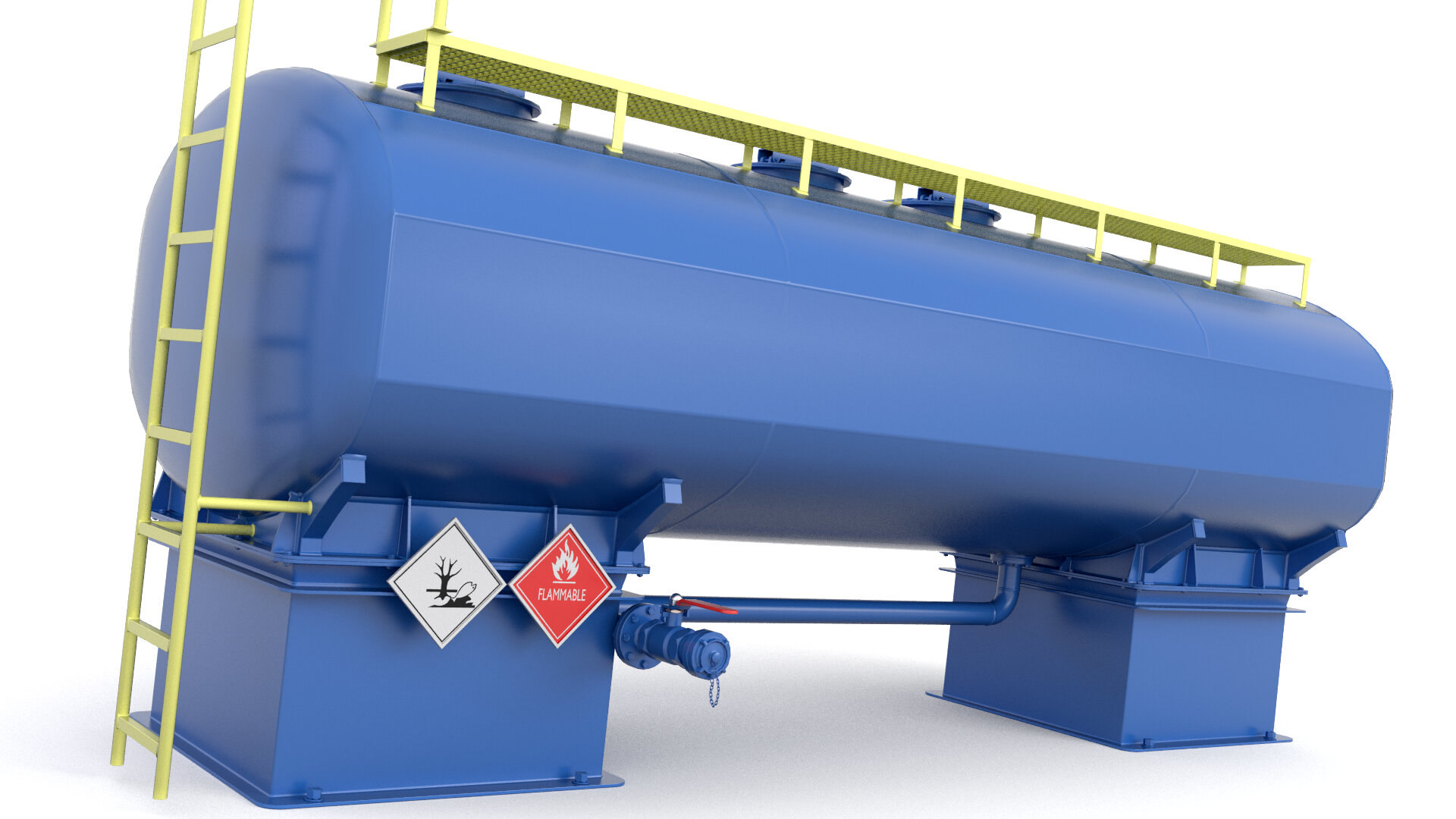 Oil pressure tank 3D model TurboSquid 1554321