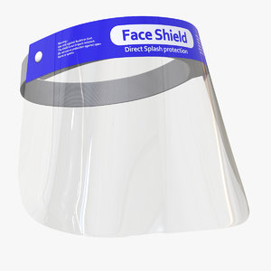 3D face shield protection