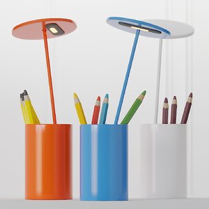 table lamps formagenda pen holder 3D model