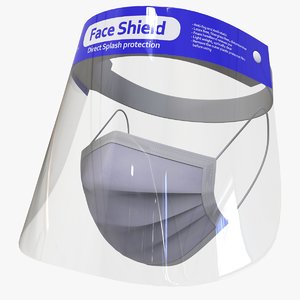 3D face shield protection surgical