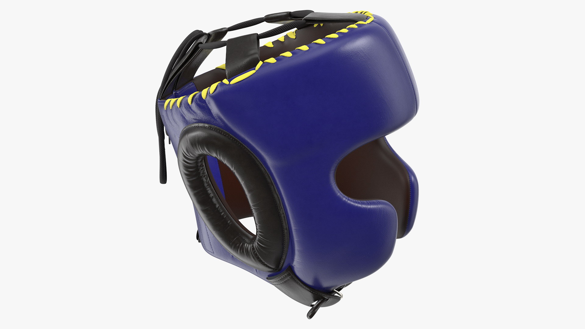 3D boxing headgear blue cheek model TurboSquid 1554959