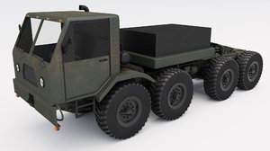 3D model army truck