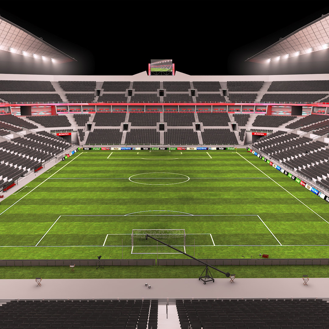 soccer stadium 013d模型