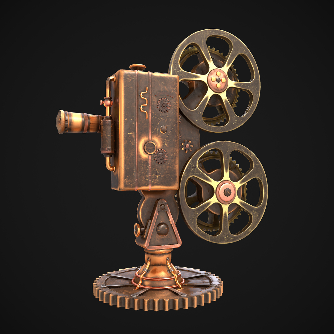 3D модель Проектор стимпанк - TurboSquid 1555110