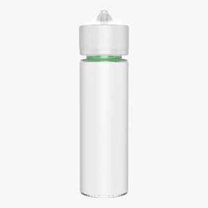 3D model vapor liquid bottle
